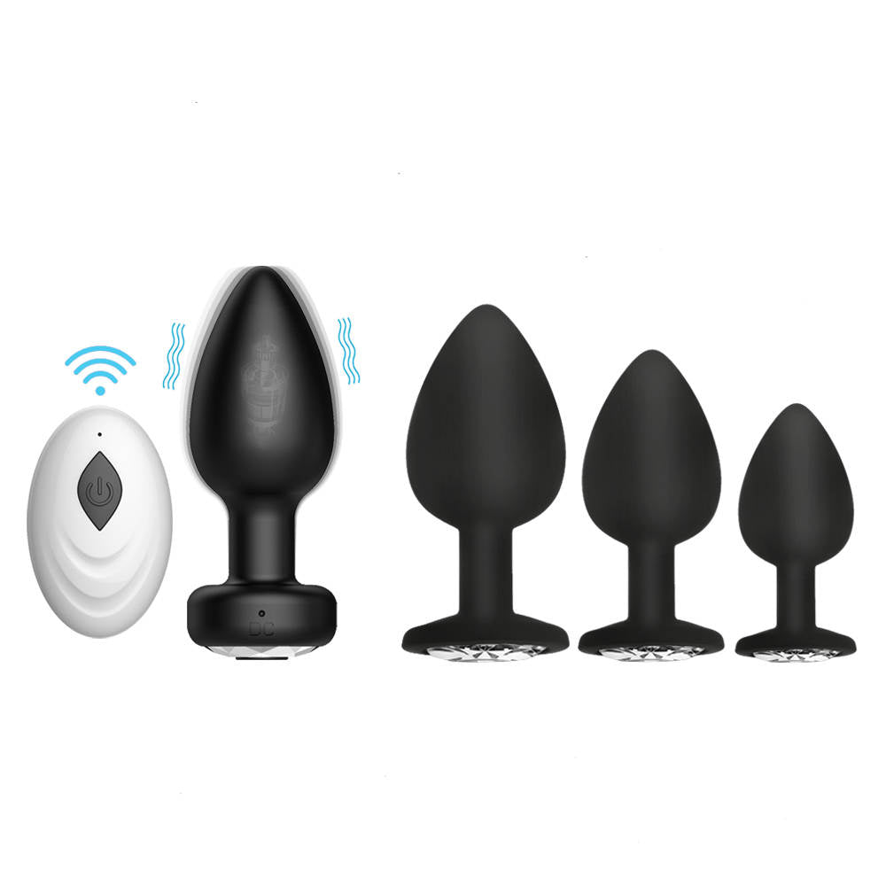 Wireless Remote Control Anal Plug Set | Sisu Toys SISU Toys Wireless Remote Control Anal Plug Set | Sisu Toys SISU Toys